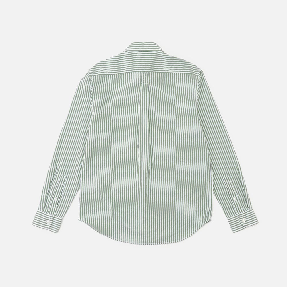 ストライプ シアサッカー 半袖 シャツ メンズ image number 1