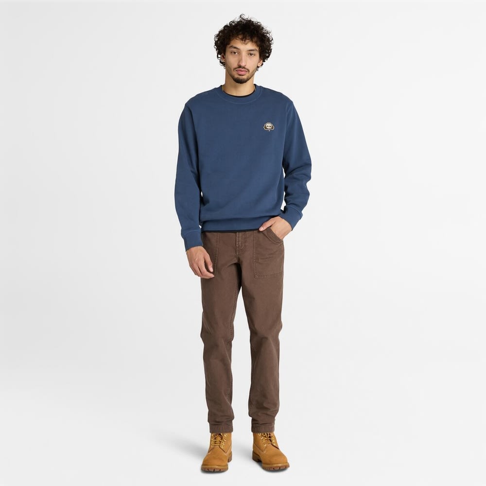 ツリーロゴ パッチ クルーネック スウェットシャツ メンズ image number 1