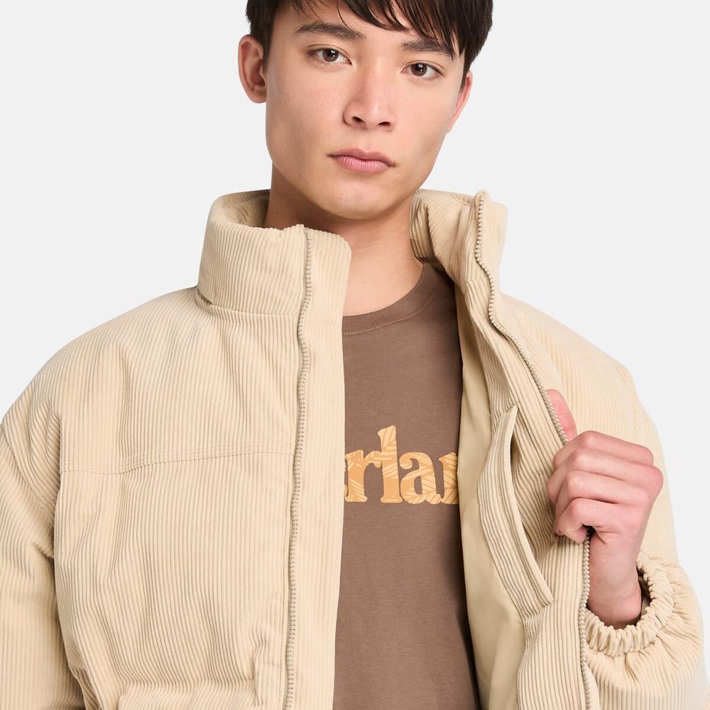 グースアイ ウォータープルーフ ダウン コーデュロイ ジャケット メンズ image number 2