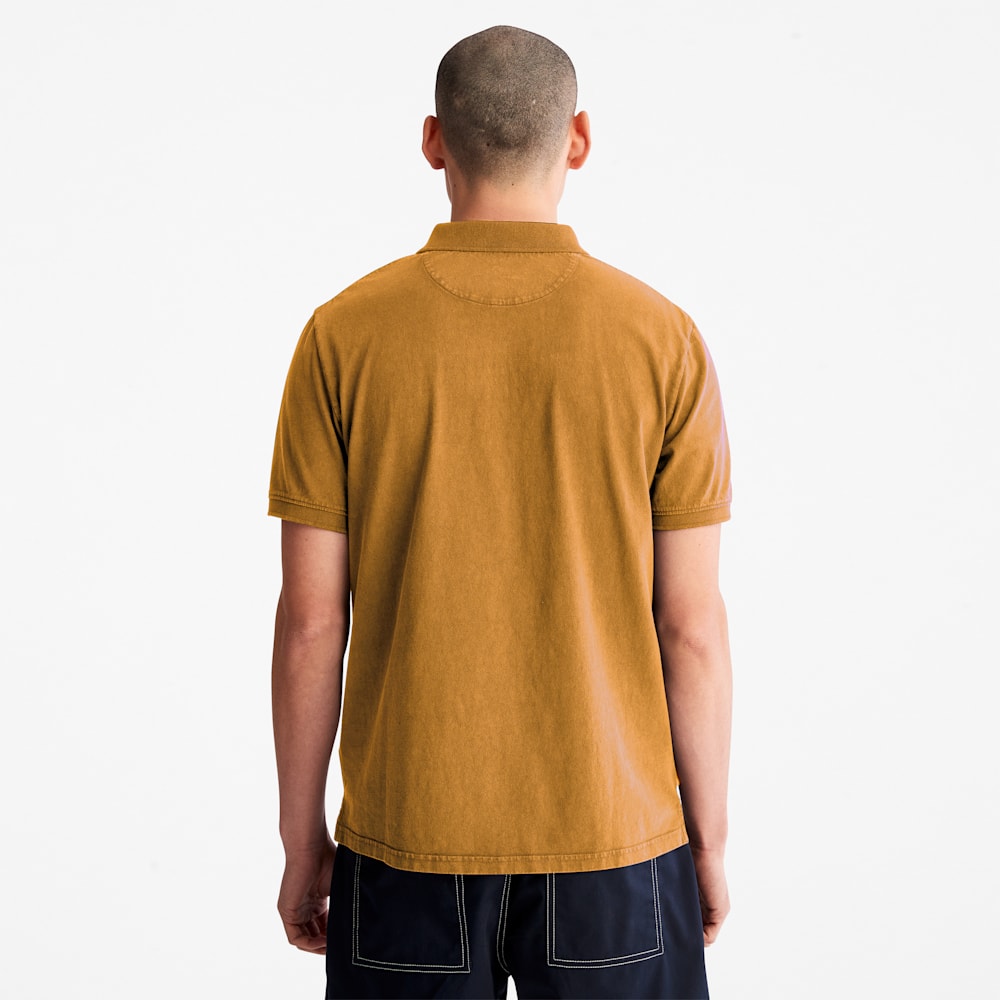 ウォッシュド 半袖 ポロシャツ メンズ image number 1