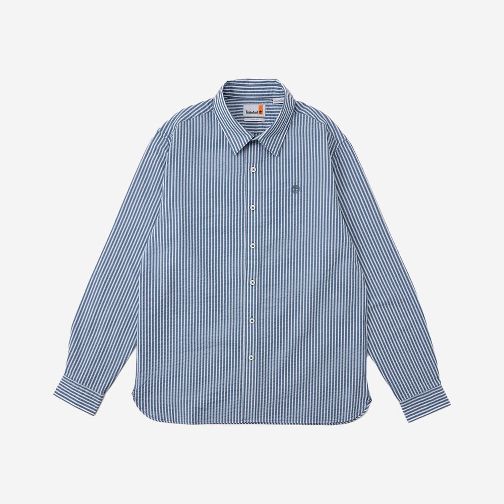 シアサッカー スリム シャツ メンズ image number 0