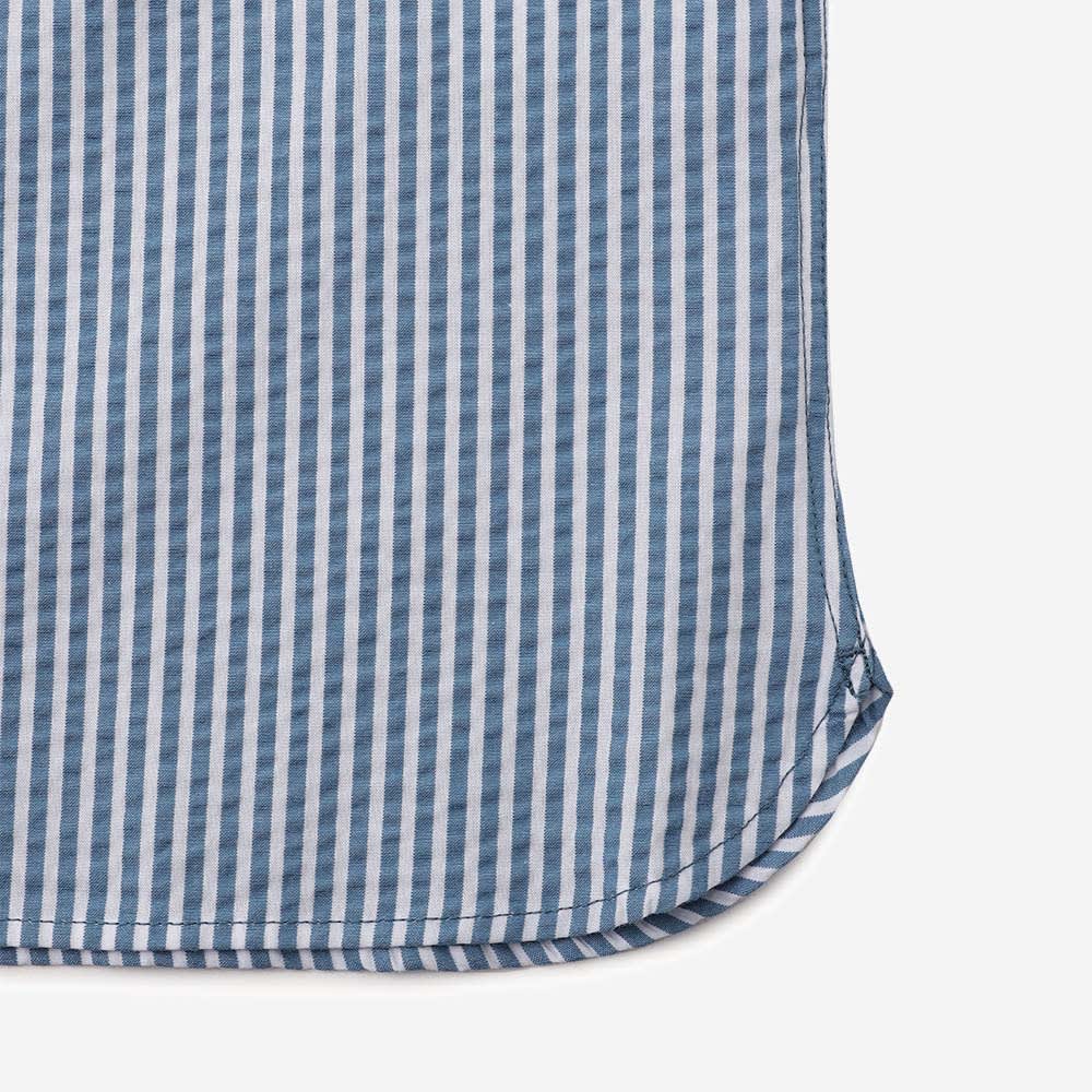 シアサッカー スリム シャツ メンズ image number 5