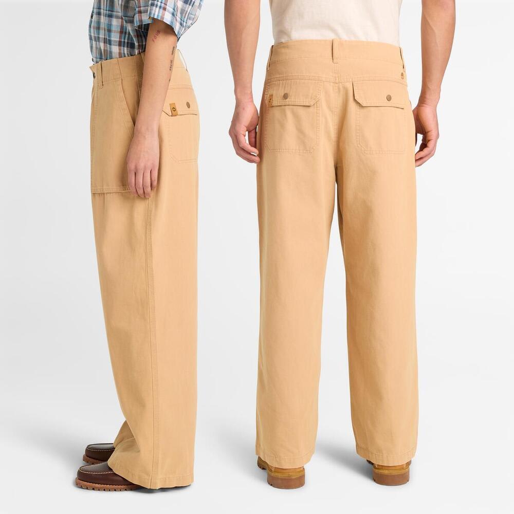 【TOKYO DESIGN COLLECTIVE】コットン ダック パンツ ユニセックス image number 1