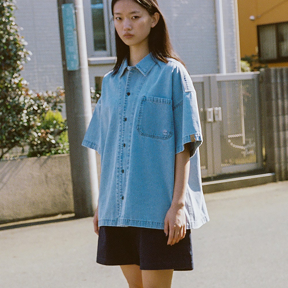 4月発売予定【TOKYO DESIGN COLLECTIVE】半袖 ワーク シャツ ユニセックス image number 2