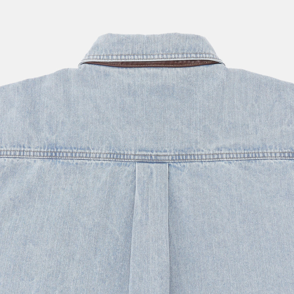 4月発売予定【TOKYO DESIGN COLLECTIVE】半袖 ワーク シャツ ユニセックス image number 4