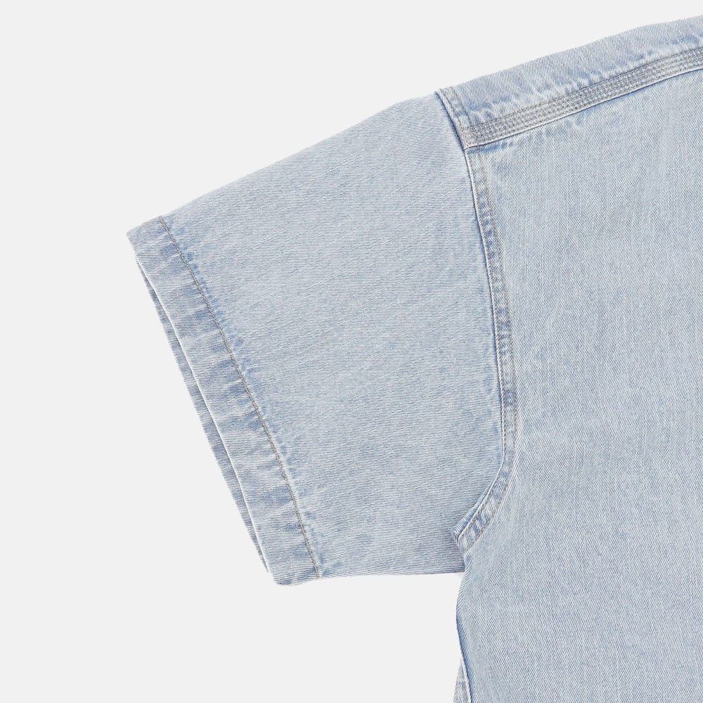 4月発売予定【TOKYO DESIGN COLLECTIVE】半袖 ワーク シャツ ユニセックス image number 6