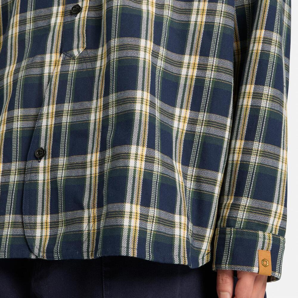 【TOKYO DESIGN COLLECTIVE】ヤーン ダイ プレイド 長袖 シャツ ユニセックス image number 2