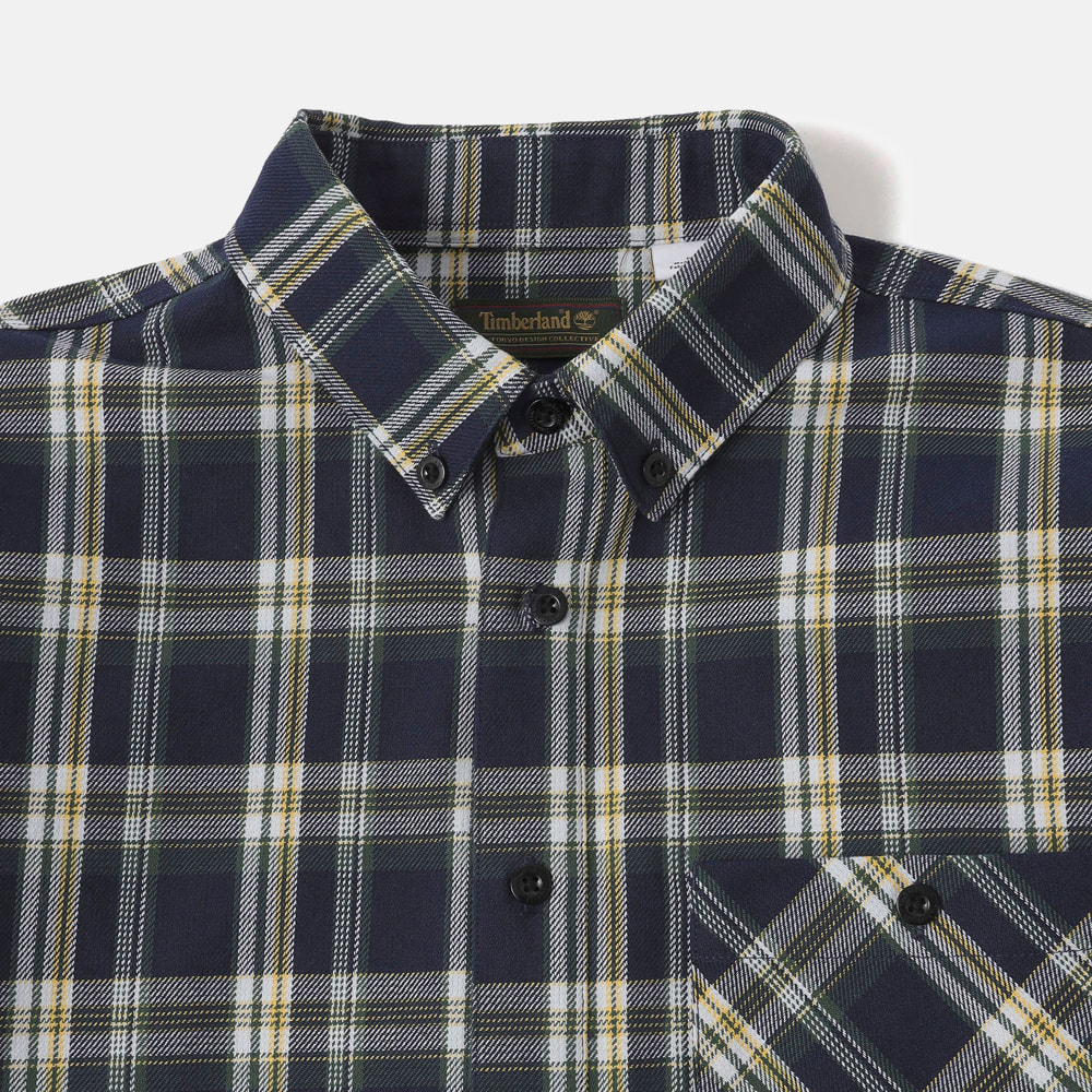 【TOKYO DESIGN COLLECTIVE】ヤーン ダイ プレイド 長袖 シャツ ユニセックス image number 3