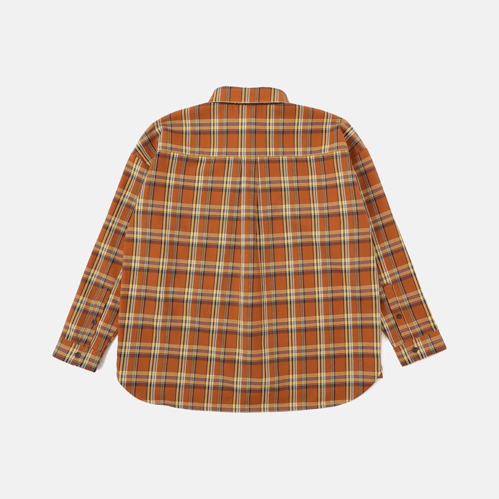 【TOKYO DESIGN COLLECTIVE】ヤーン ダイ プレイド 長袖 シャツ ユニセックス image number 10