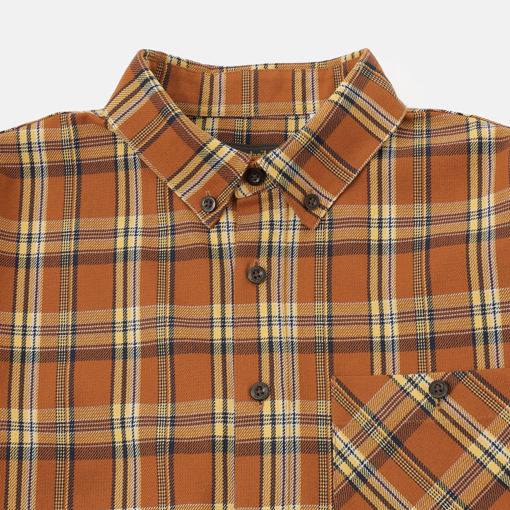 【TOKYO DESIGN COLLECTIVE】ヤーン ダイ プレイド 長袖 シャツ ユニセックス image number 4