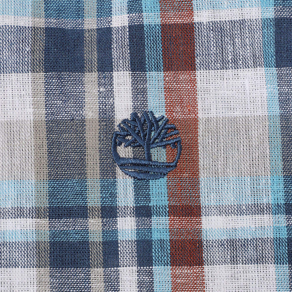 4月発売予定【TOKYO DESIGN COLLECTIVE】リネン ブレンド ヤーン ダイ プレイド 半袖 シャツ ユニセックス image number 10