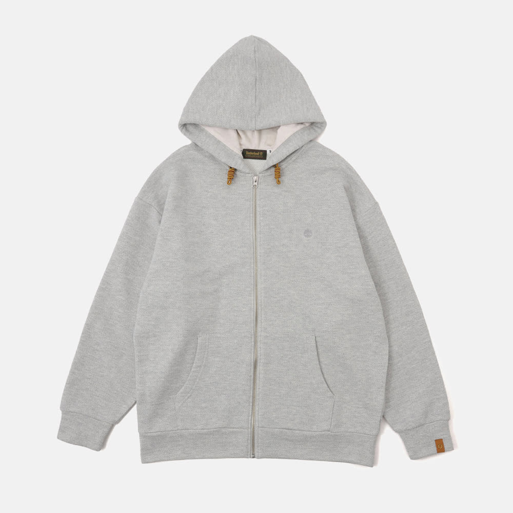 【TOKYO DESIGN COLLECTIVE】ヘリンボーン フルジップ スウェットシャツ ユニセックス image number 3