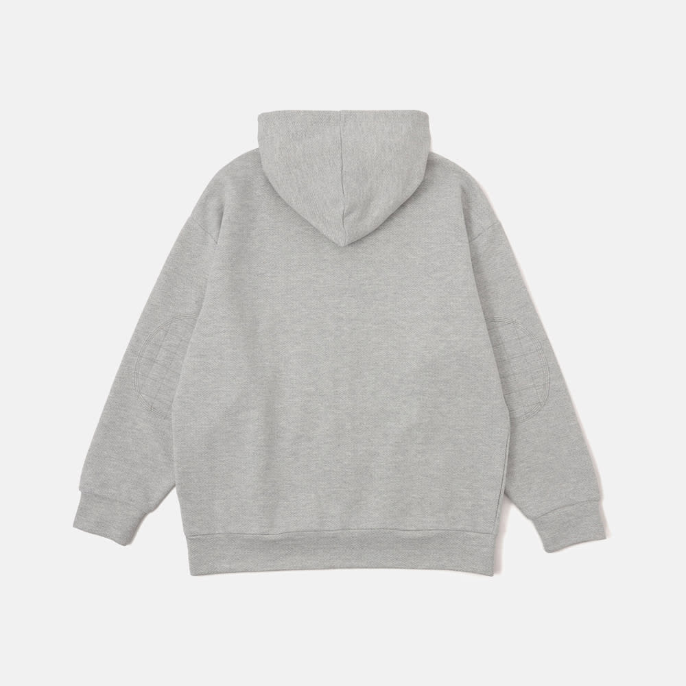 【TOKYO DESIGN COLLECTIVE】ヘリンボーン フルジップ スウェットシャツ ユニセックス image number 4