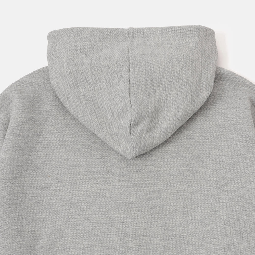 【TOKYO DESIGN COLLECTIVE】ヘリンボーン フルジップ スウェットシャツ ユニセックス image number 6