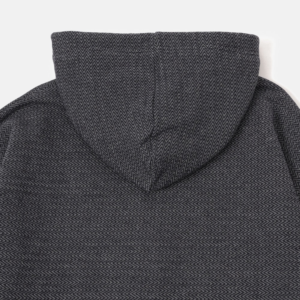 【TOKYO DESIGN COLLECTIVE】ヘリンボーン フルジップ スウェットシャツ ユニセックス image number 6