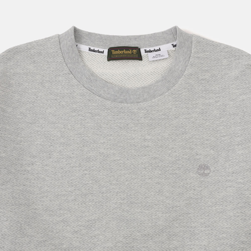 【TOKYO DESIGN COLLECTIVE】ヘリンボーン クルー スウェットシャツ ユニセックス image number 6