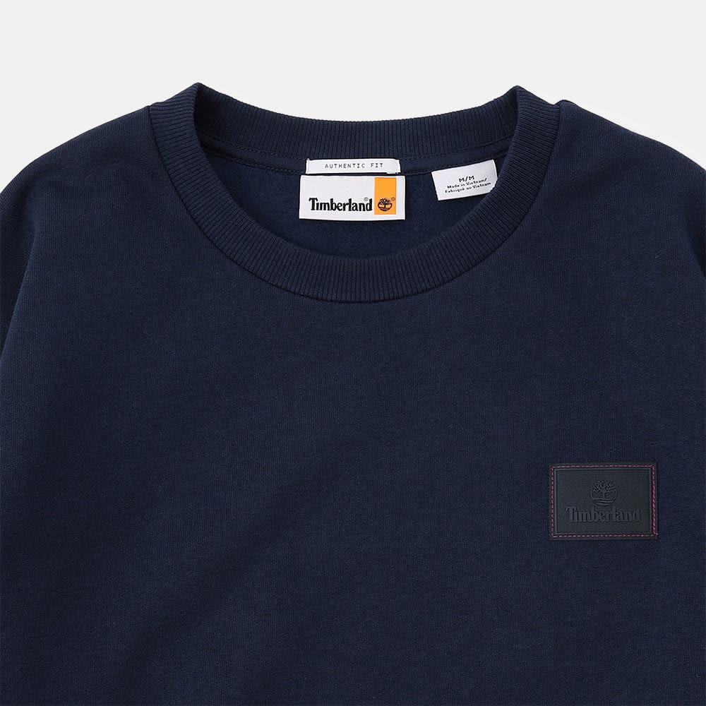 シリコン バッジ クルーネック スウェット シャツ メンズ image number 2