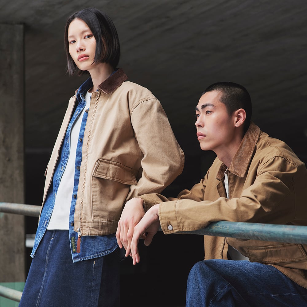 ウォッシュド キャンバス ジャケット レディース image number 3