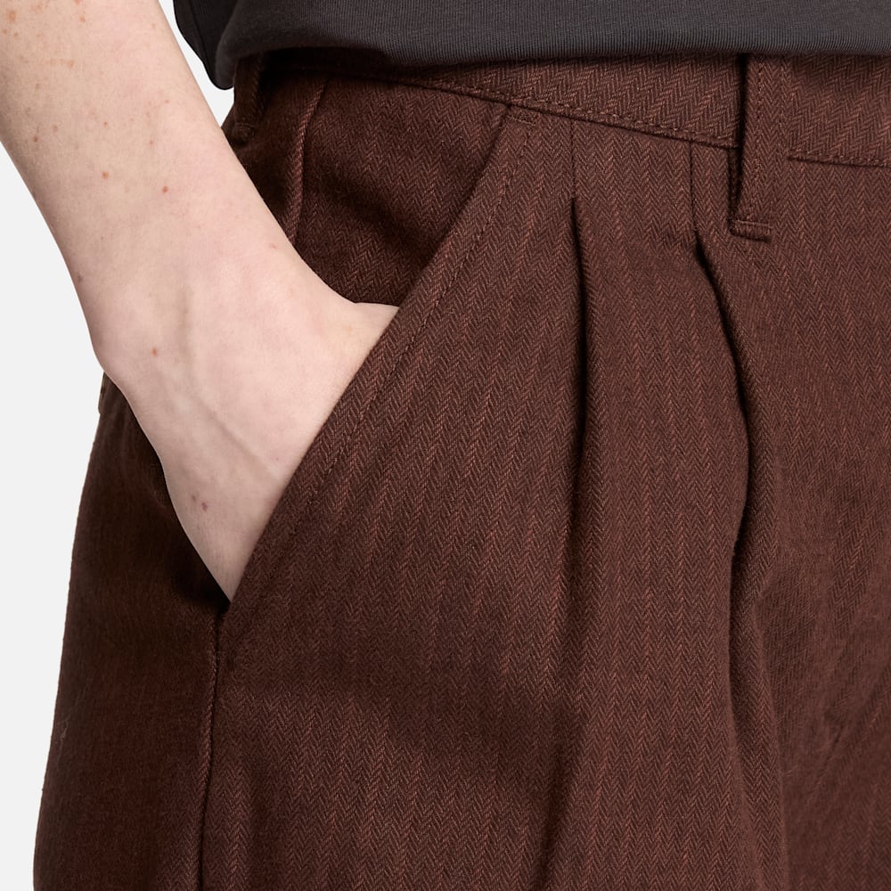 ウール ルック パンツ レディース image number 3