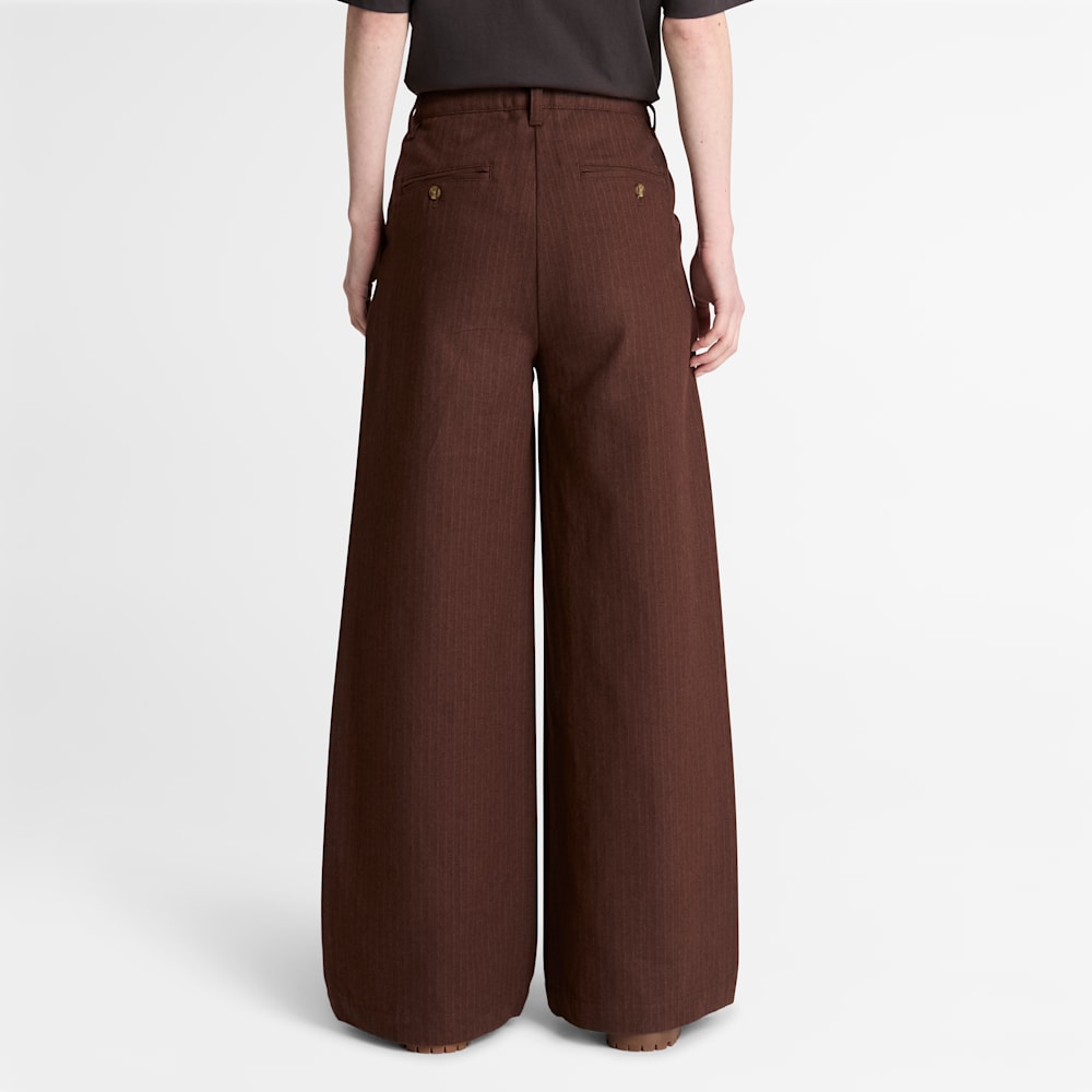 ウール ルック パンツ レディース image number 4