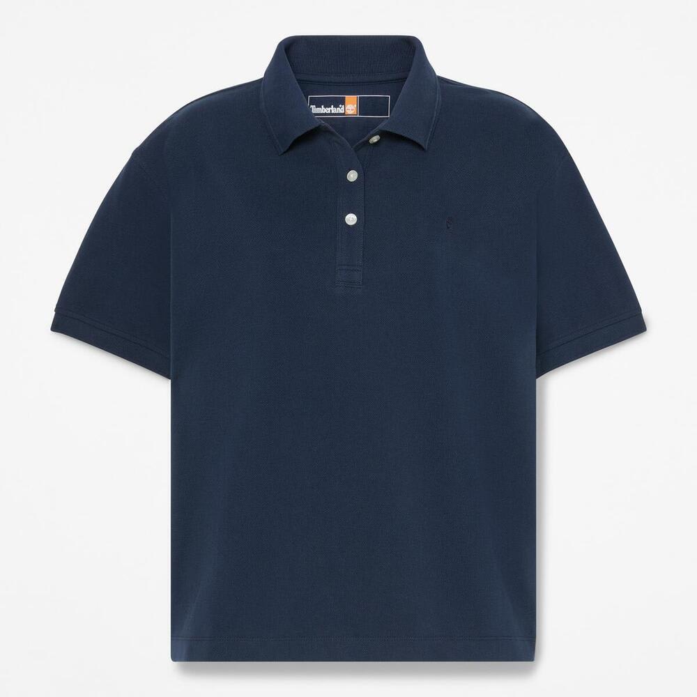 【WEB限定】 半袖 ピケ ポロシャツ レディース image number 0