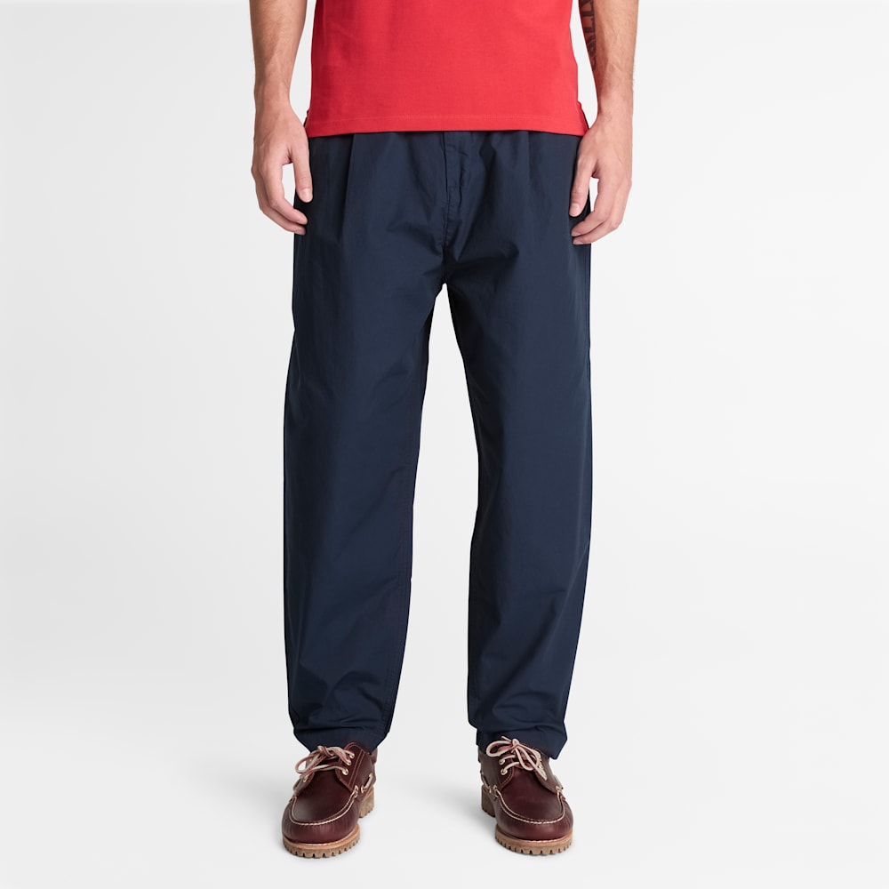 ポプリン ワン プリーツ チノ パンツ メンズ image number 7