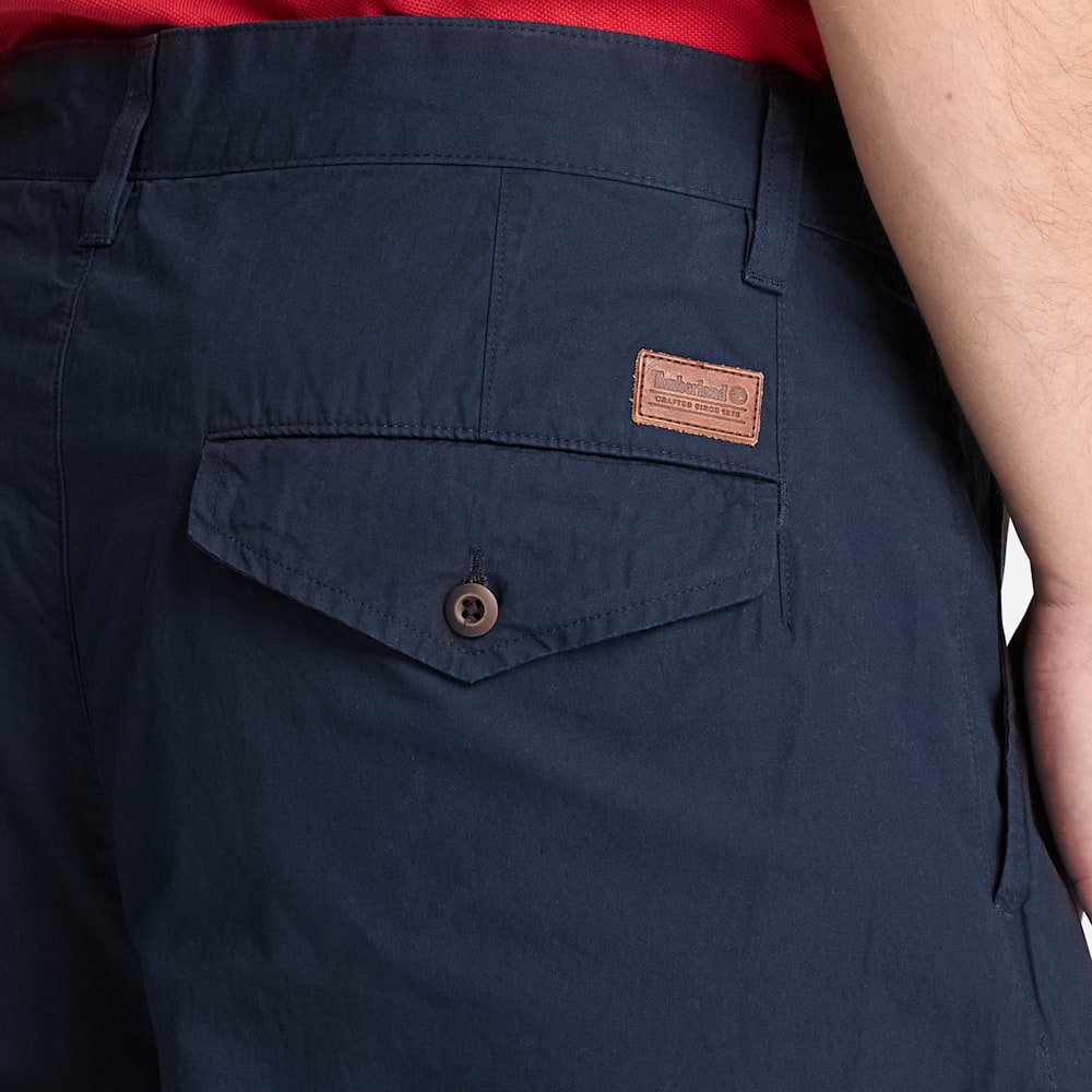 ポプリン ワン プリーツ チノ パンツ メンズ image number 9