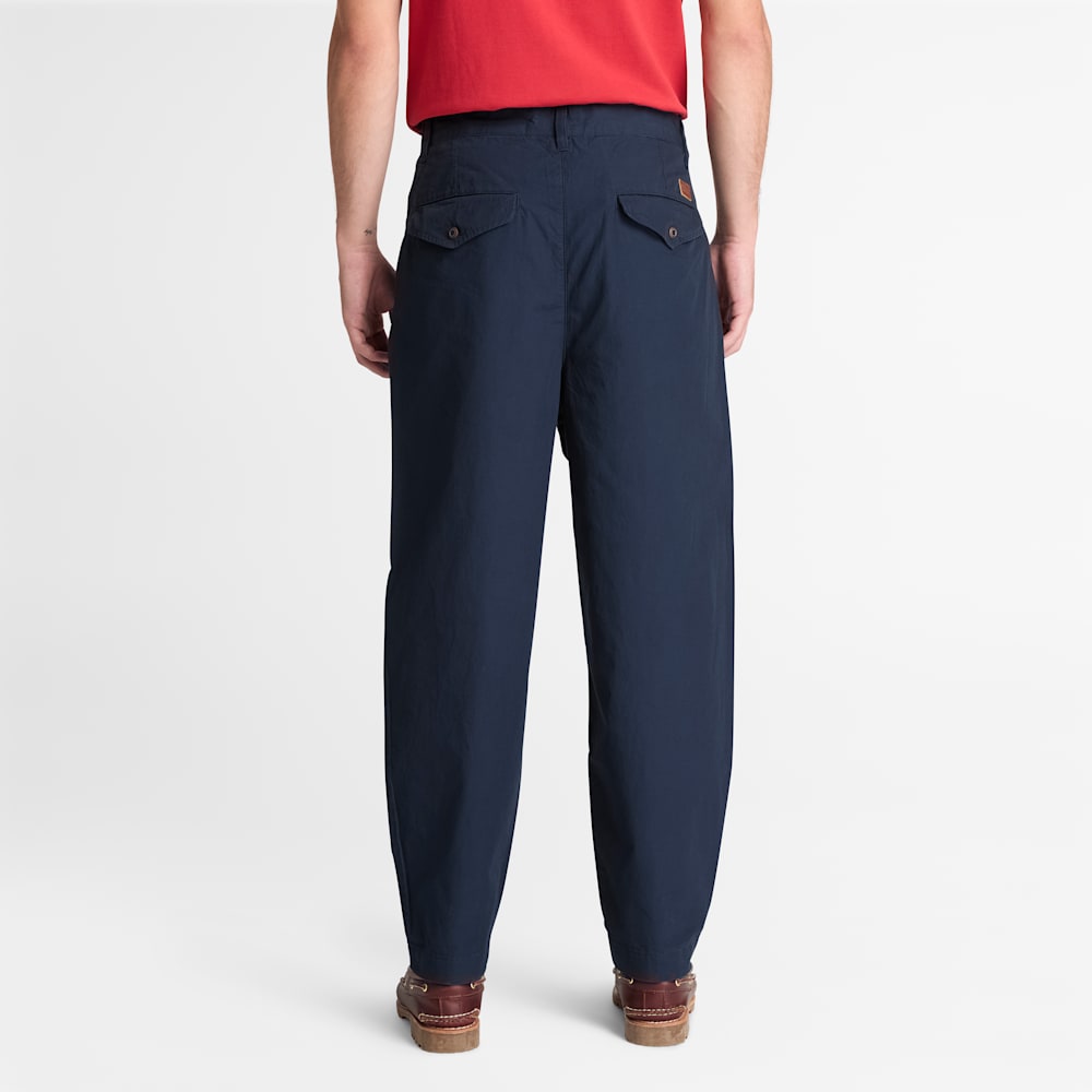 ポプリン ワン プリーツ チノ パンツ メンズ image number 10