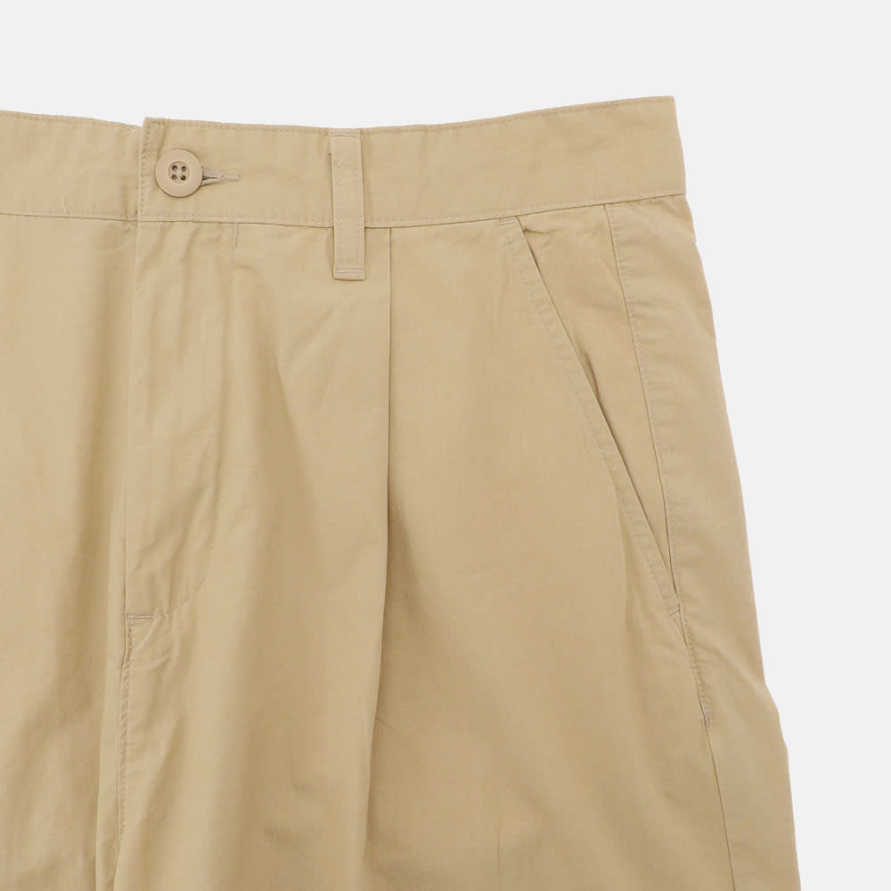 ポプリン ワン プリーツ チノ パンツ メンズ image number 2