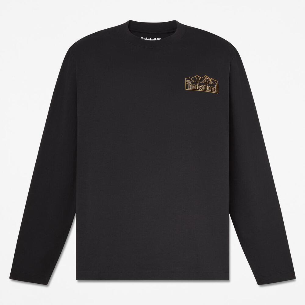 長袖 グラフィック Tシャツ メンズ
