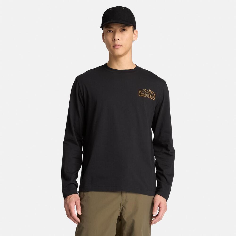 長袖 グラフィック Tシャツ メンズ