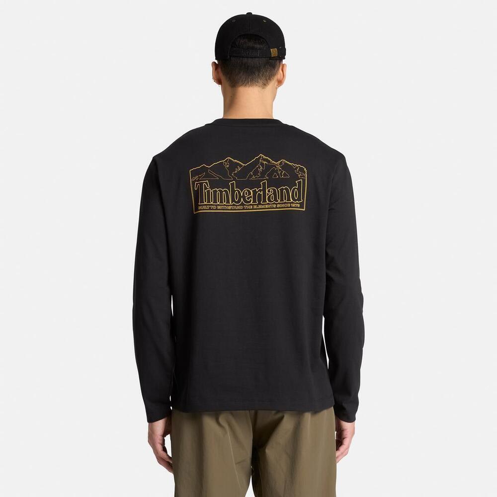 長袖 グラフィック Tシャツ メンズ