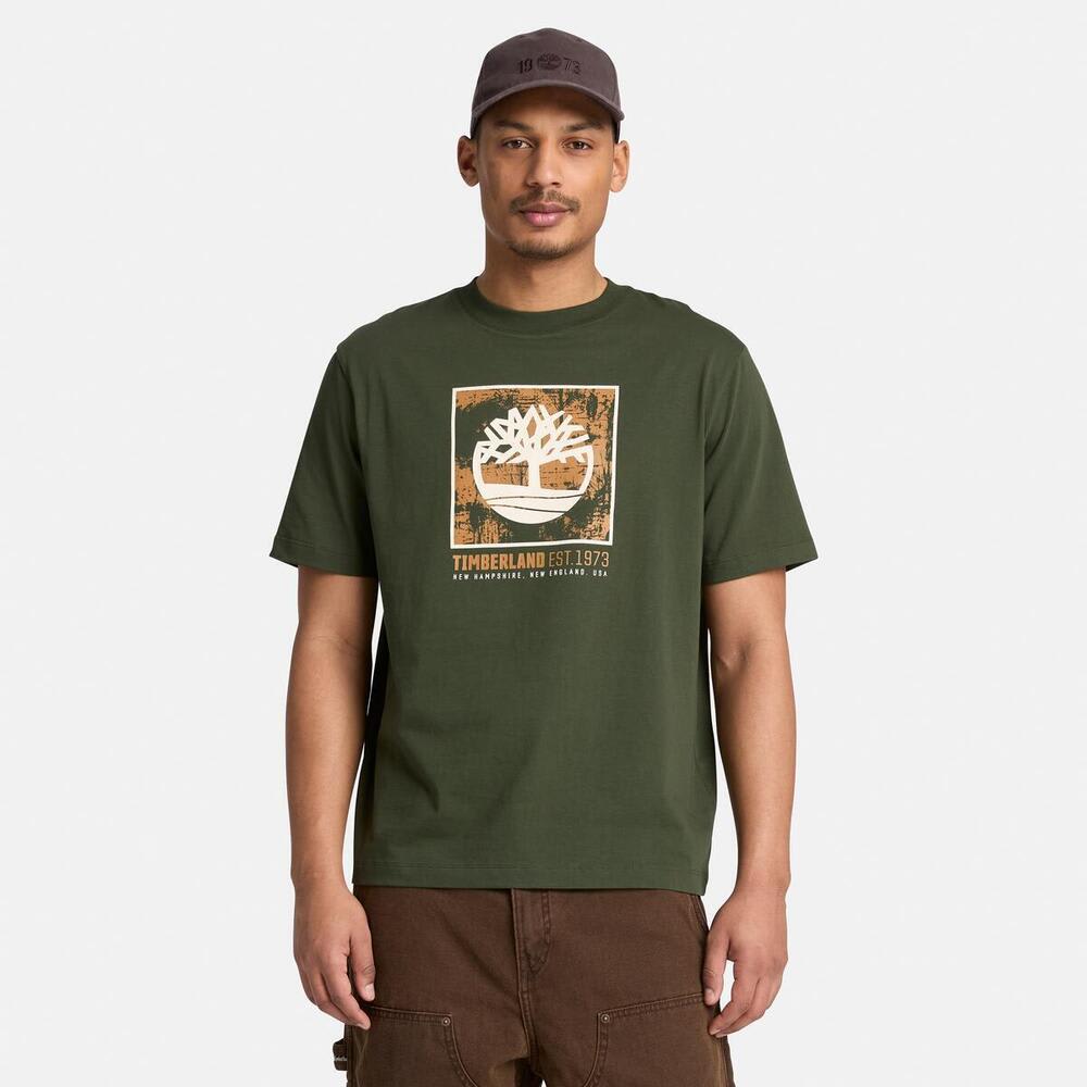 半袖 ロゴ グラフィック Tシャツ メンズ