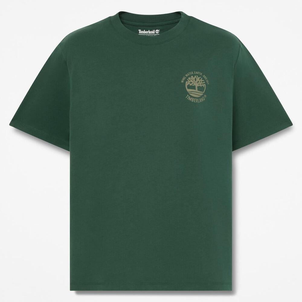 半袖 バック グラフィック Tシャツ メンズ