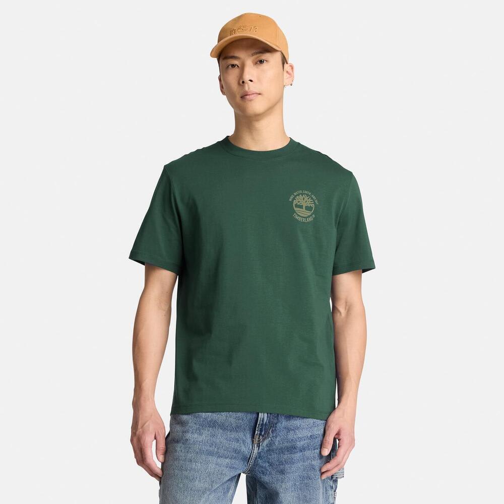 半袖 バック グラフィック Tシャツ メンズ
