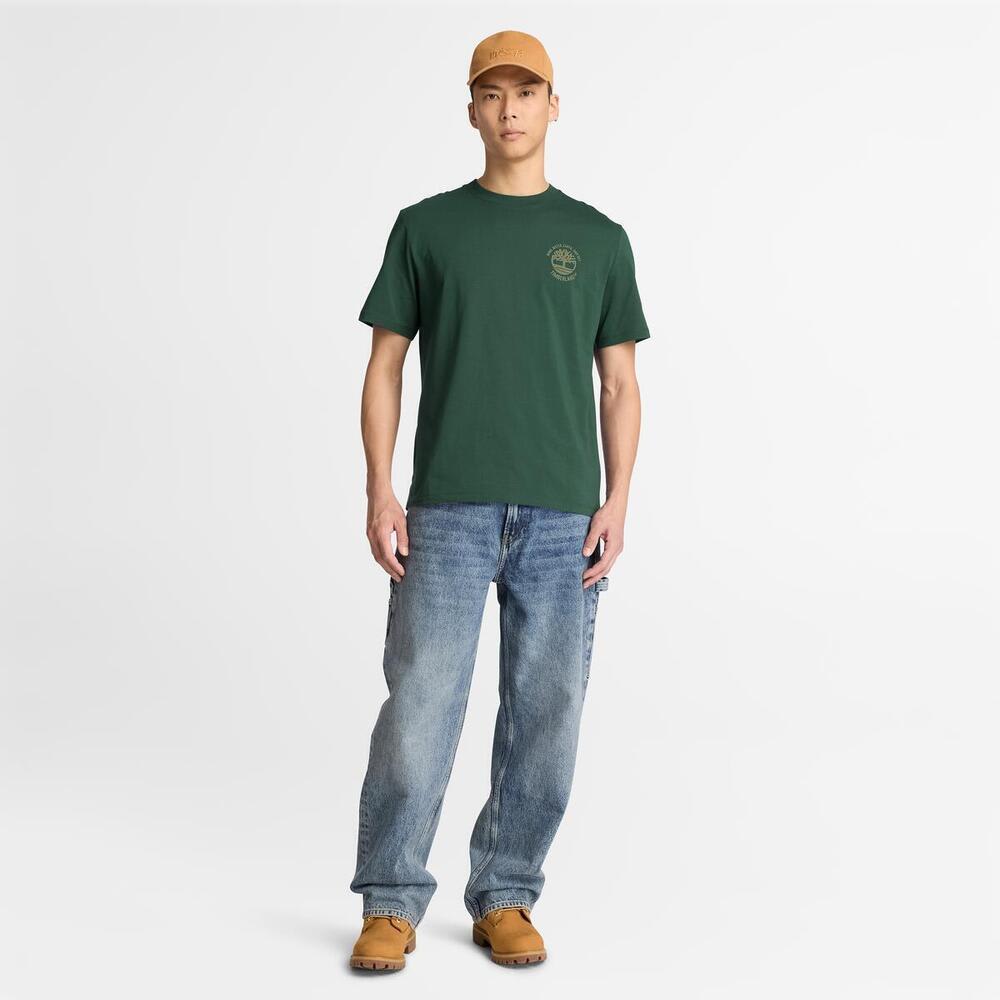半袖 バック グラフィック Tシャツ メンズ