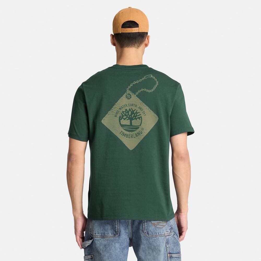半袖 バック グラフィック Tシャツ メンズ