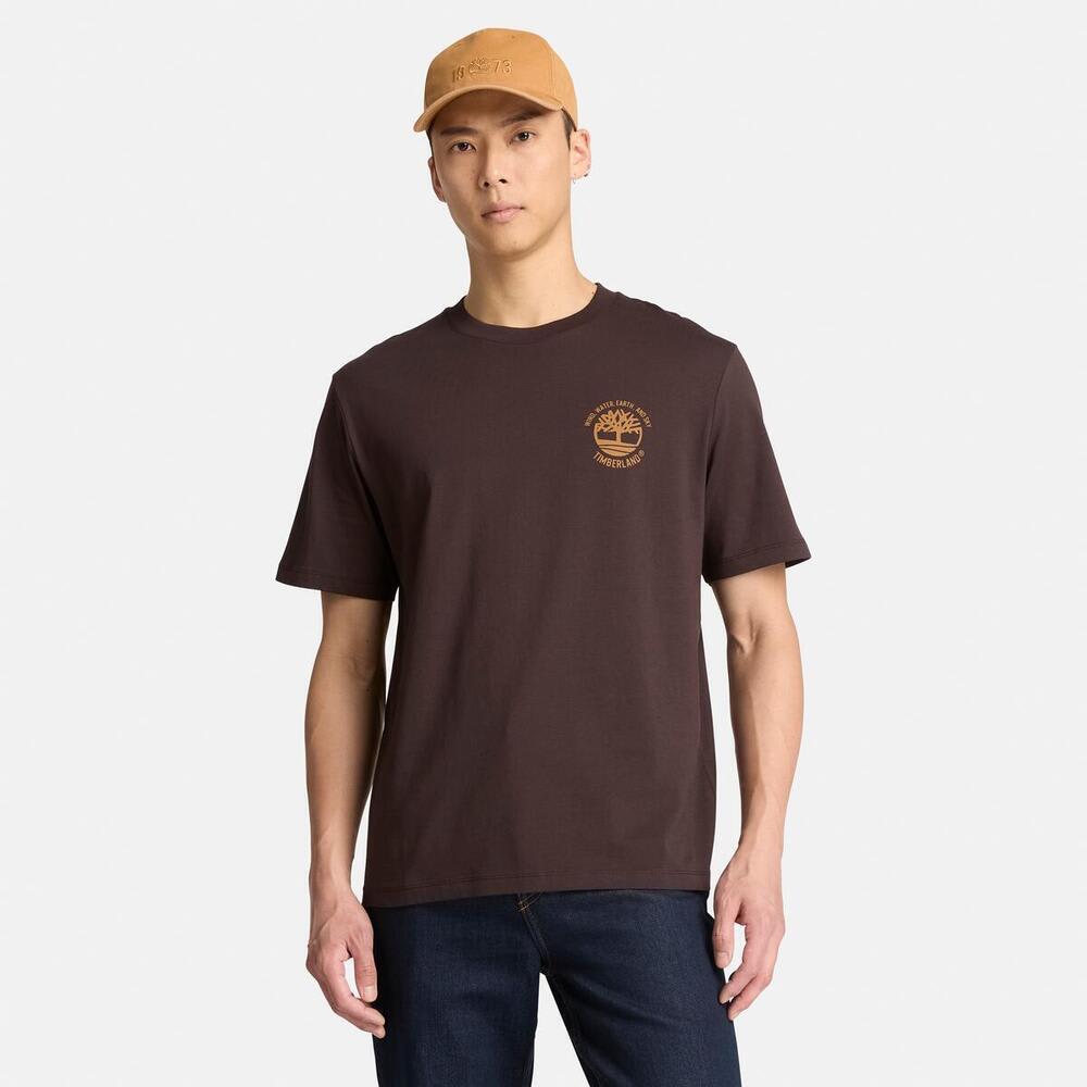 半袖 バック グラフィック Tシャツ メンズ