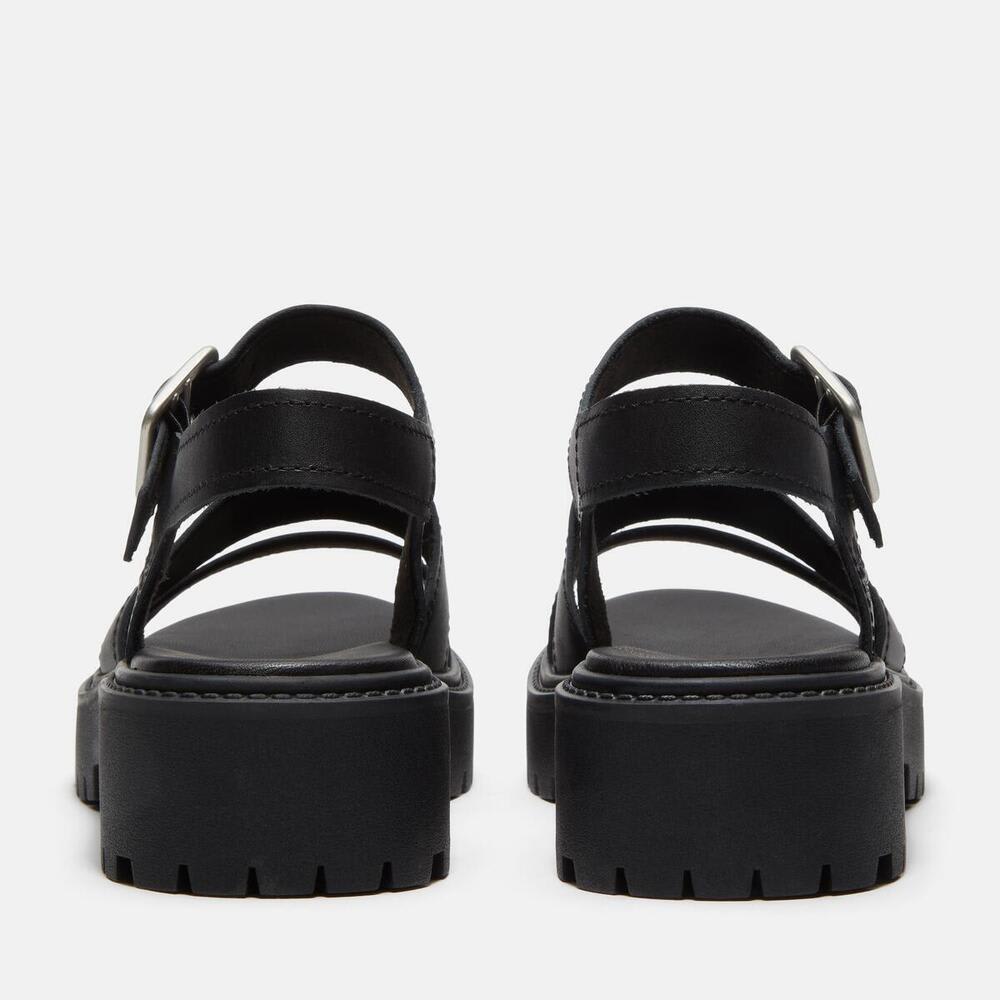 ストーン ストリート プラットフォーム バックストラップ サンダル レディース