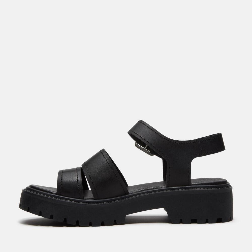 ストーン ストリート プラットフォーム バックストラップ サンダル レディース