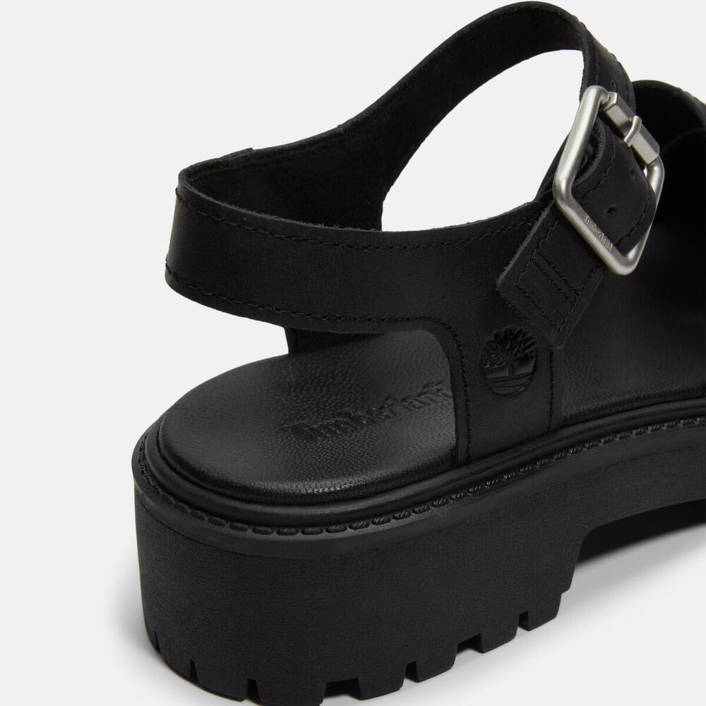 ストーン ストリート プラットフォーム バックストラップ サンダル レディース