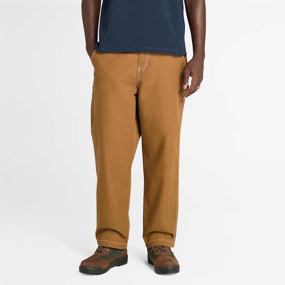 ウォッシュド ダック キャンバス カーペンター パンツ ユニセックス