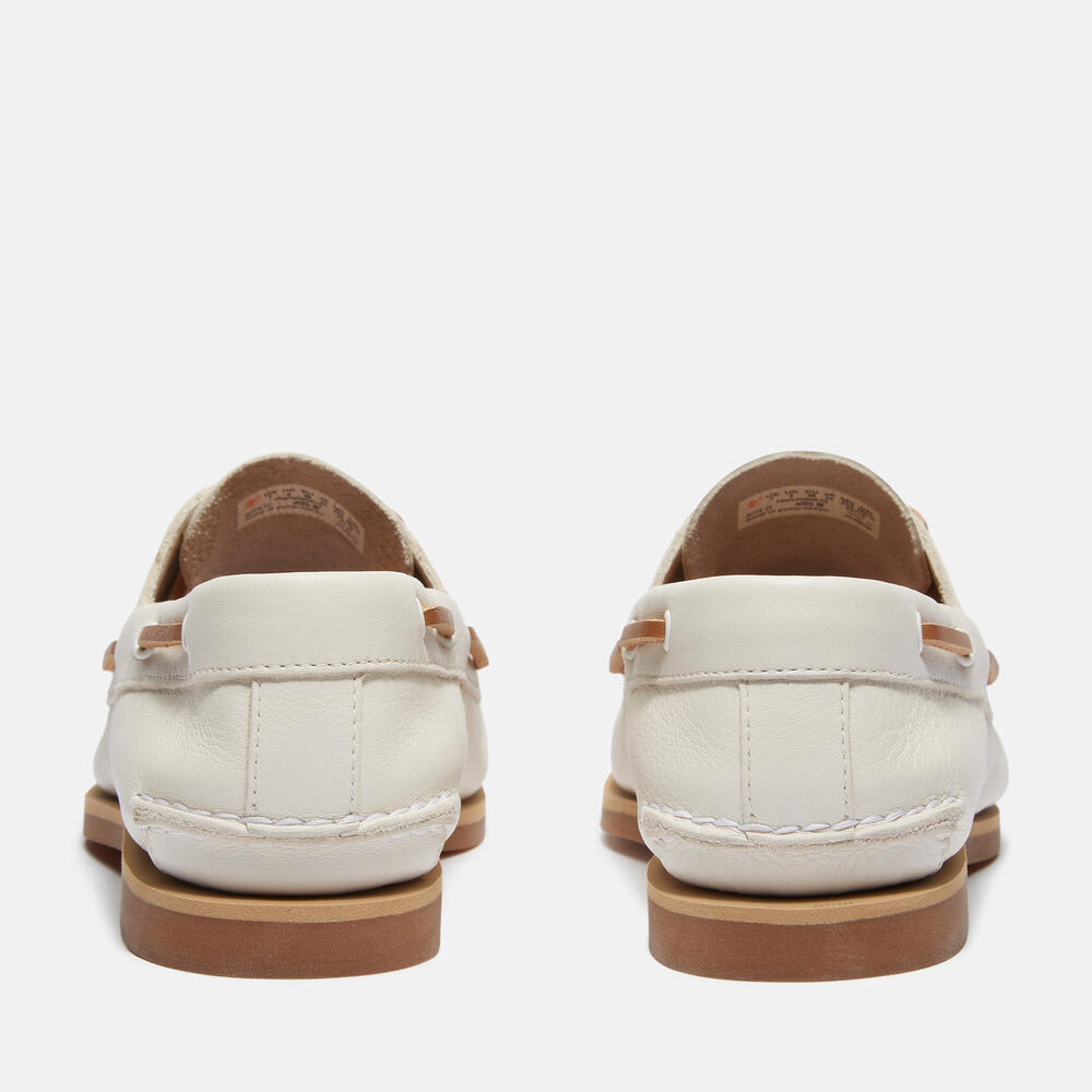 クラシック レザー ボート シューズ レディース