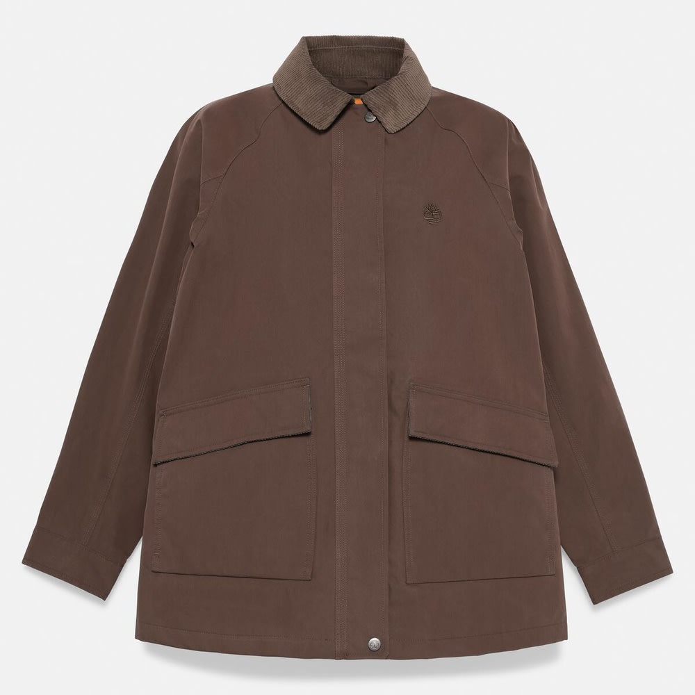 ウォータープルーフ バーン コート レディース