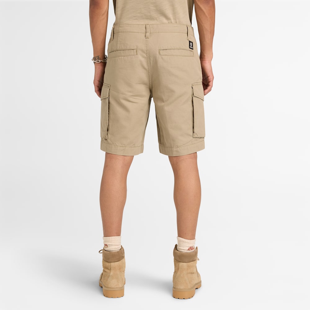 キャンバス カーゴ ショーツ メンズ