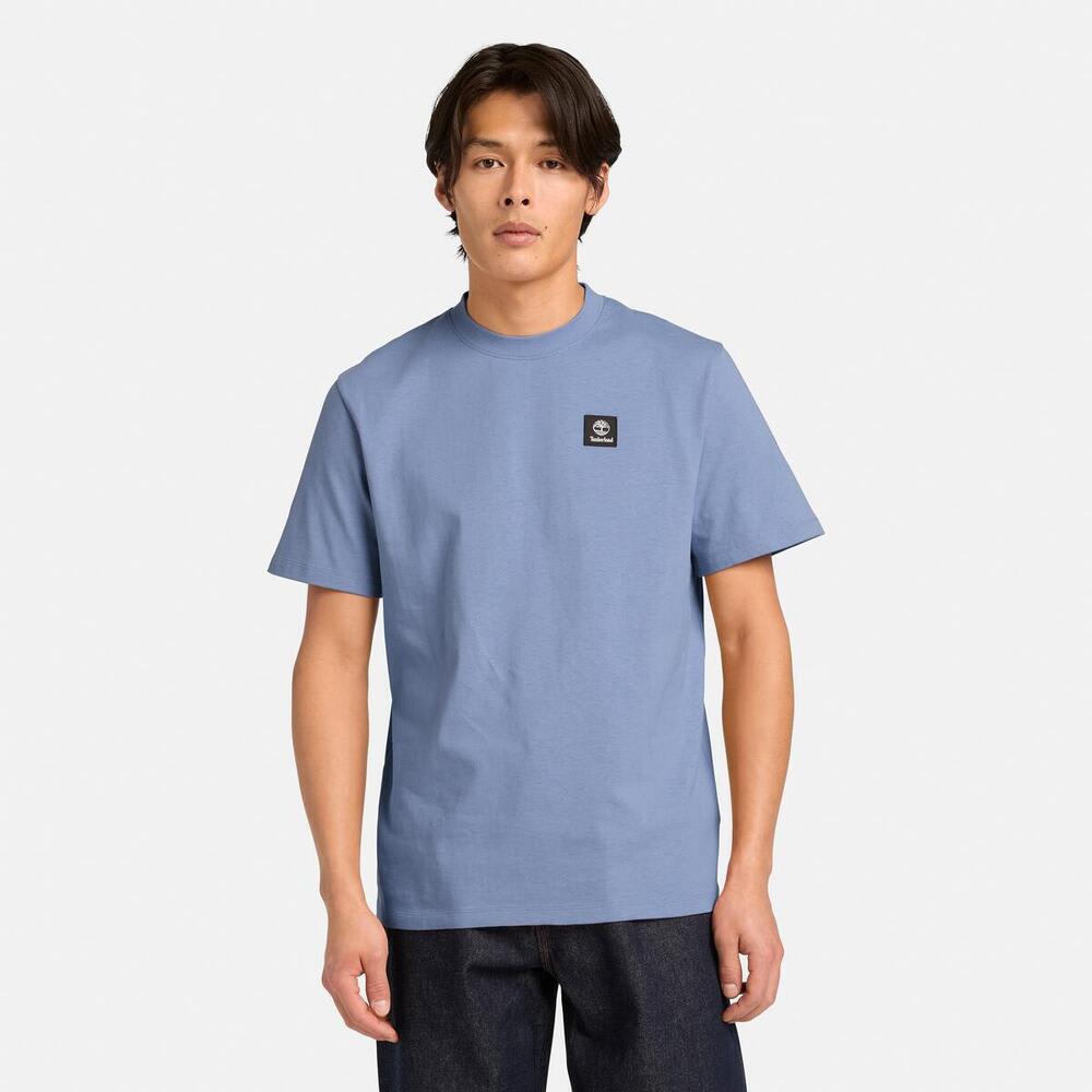 半袖 ウーブン バッジ Tシャツ メンズ