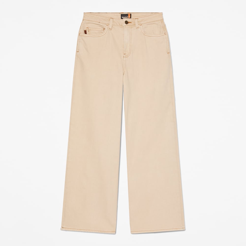 デニム ワイド レッグ パンツ レディース