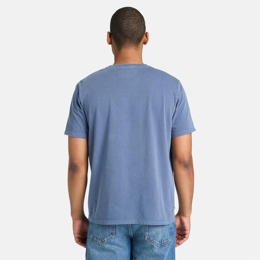 ガーメント ダイ ロゴ グラフィック 半袖 Tシャツ メンズ