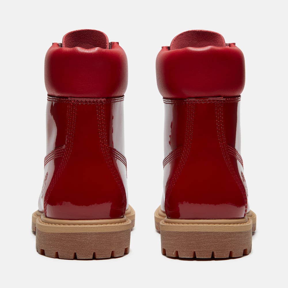 パテント レザー プレミアム 6インチ ウォータープルーフ ブーツ レディース