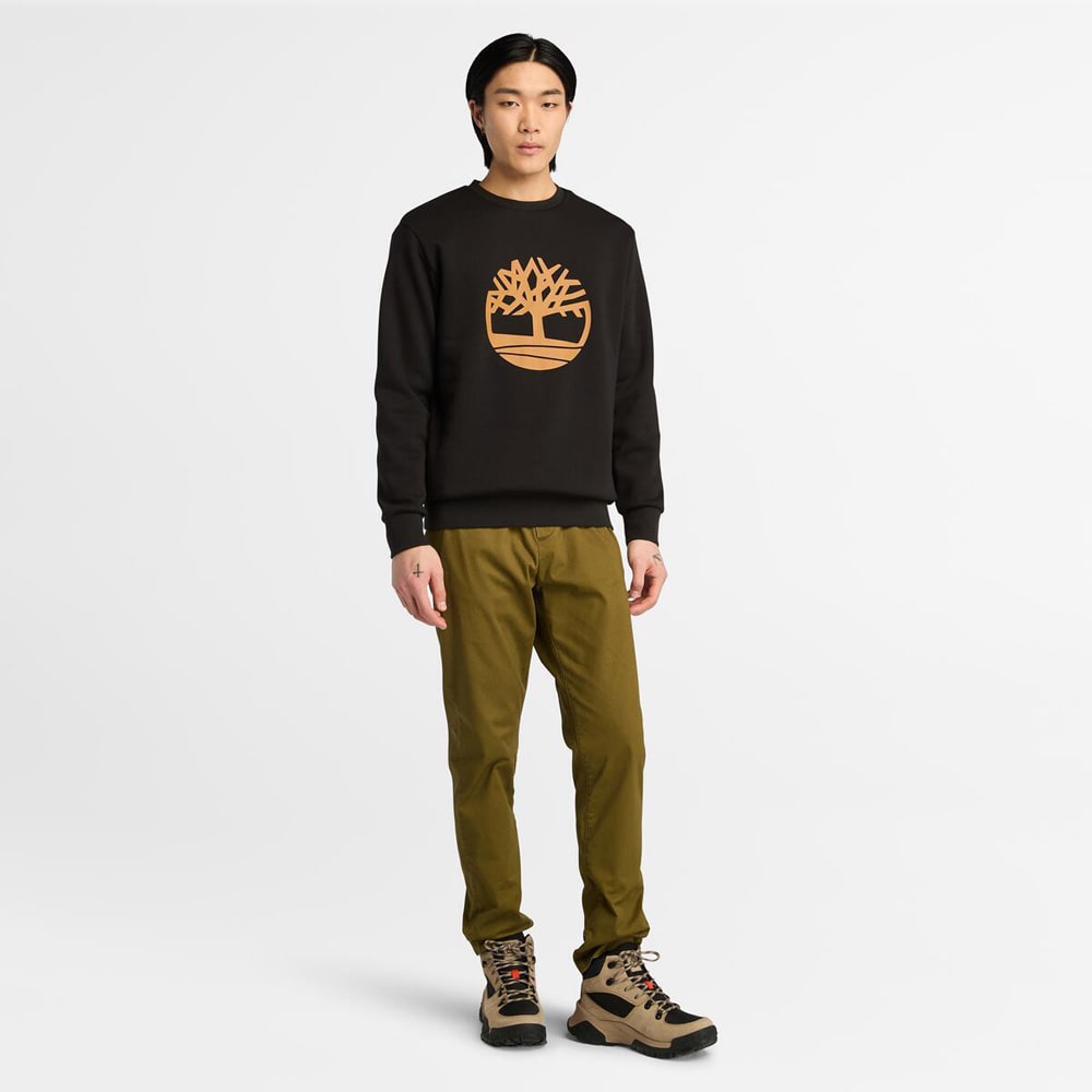 ノースウッド ツリーロゴ ブラッシュバック クルー ネック Tシャツ メンズ